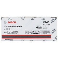  M480 Best for Wood and Paint Schleifnetze für Exzenterschleifer Bosch Schleifblatt, für Exzenterschleifer 12376597