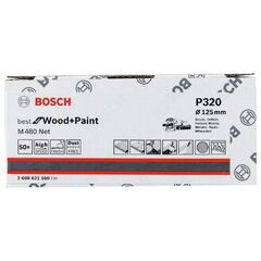  M480 Best for Wood and Paint Schleifnetze für Exzenterschleifer Bosch Schleifblatt, für Exzenterschleifer 12376592