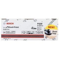  M480 Best for Wood and Paint Schleifnetze für Exzenterschleifer Bosch Schleifblatt, für Exzenterschleifer 12376602