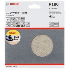  M480 Best for Wood and Paint Schleifnetze für Exzenterschleifer Bosch Schleifblatt, für Exzenterschleifer 12376573