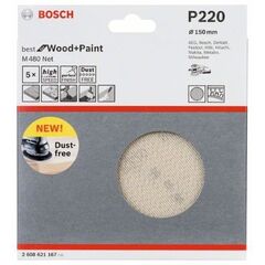  M480 Best for Wood and Paint Schleifnetze für Exzenterschleifer Bosch Schleifblatt, für Exzenterschleifer 12376604