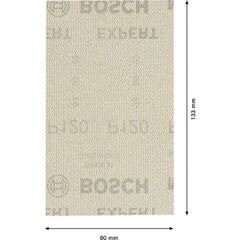  EXPERT M480 Schleifnetze für Schwingschleifer Bosch EXPERT M480 Schleifnetz für Schwingschleifer, 80 x 133 mm, G 120, 10-tlg., für Exzenterschleifer 12375483