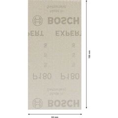  EXPERT M480 Schleifnetze für Schwingschleifer Bosch EXPERT M480 Schleifnetz für Schwingschleifer, 93 x 186 mm, G 180, 50-tlg., für Exzenterschleifer 12375496