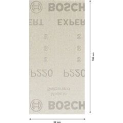  EXPERT M480 Schleifnetze für Schwingschleifer Bosch EXPERT M480 Schleifnetz für Schwingschleifer, 93 x 186 mm, G 220, 50-tlg., für Exzenterschleifer 12375517