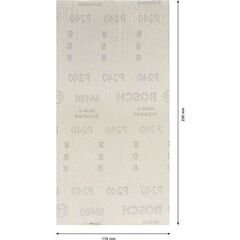  EXPERT M480 Schleifnetze für Schwingschleifer Bosch EXPERT M480 Schleifnetz für Schwingschleifer, 115 x 230 mm, G 240, 10-tlg., für Exzenterschleifer 12375499