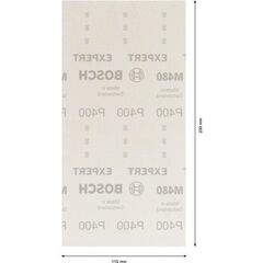  EXPERT M480 Schleifnetze für Schwingschleifer Bosch EXPERT M480 Schleifnetz für Schwingschleifer, 115 x 230 mm, G 400, 10-tlg., für Exzenterschleifer 12375482