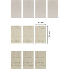  EXPERT M480 Netzstruktur-Schleifblätter für Schwingschleifer Bosch EXPERT M480 Schleifnetz-Set, 80 x 133 mm, 10 Stück, für Exzenterschleifer 12375475