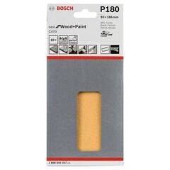  C470 Best for Wood and Paint Schleifpapier für Schwingschleifer Bosch Schleifblatt C470, 10er-Pack, für Exzenterschleifer 12375612