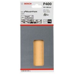  C470 Best for Wood and Paint Schleifpapier für Schwingschleifer Bosch Schleifblatt C470, 10er-Pack, für Exzenterschleifer 12375622