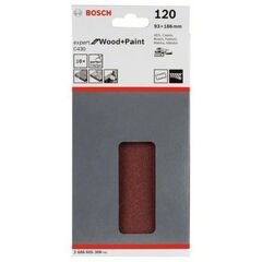  C430 Expert for Wood Schleifpapier für Schwingschleifer Bosch Schleifblatt C430, 10er-Pack, für Exzenterschleifer 12375700