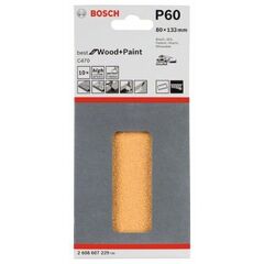  C470 Best for Wood and Paint Schleifpapier für Schwingschleifer Bosch Schleifblatt C470, 10er-Pack, für Exzenterschleifer 12375651