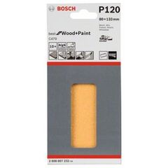  C470 Best for Wood and Paint Schleifpapier für Schwingschleifer Bosch Schleifblatt C470, 10er-Pack, für Exzenterschleifer 12375615