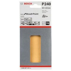  C470 Best for Wood and Paint Schleifpapier für Schwingschleifer Bosch Schleifblatt C470, 10er-Pack, für Exzenterschleifer 12375616