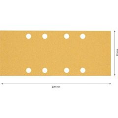  EXPERT C470 Schleifblatt mit 8 Löchern für Schwingschleifer Bosch EXPERT C470 Schleifpapier mit 8 Löchern für Schwingschleifer, 93 x 230 mm, G 80, 10-tlg., für Exzenterschleifer 12375541