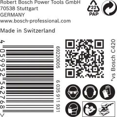  EXPERT C470 Schleifblatt mit 8 Löchern für Schwingschleifer Bosch EXPERT C470 Schleifpapier mit 8 Löchern für Schwingschleifer, 93 x 186 mm, G 100, 50-tlg., für Exzenterschleifer 12375542