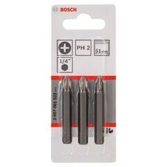  Extra Hard Schrauberbits, Phillips Bosch Schrauberbit Extra-Hart, für Bohrmaschinen 12376836