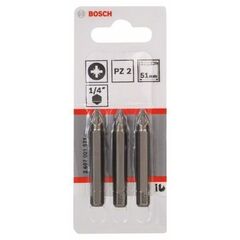  Extra Hard Schrauberbits Pozidriv Bosch Schrauberbit Extra-Hart, für Bohrmaschinen 12376886