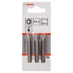  Extra Hard Schrauberbits Pozidriv Bosch Schrauberbit Extra-Hart, für Bohrmaschinen 12376868