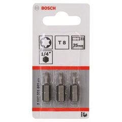  Extra Hard Schrauberbits Torx® Bosch Schrauberbit Extra-Hart, für Bohrmaschinen 12376949