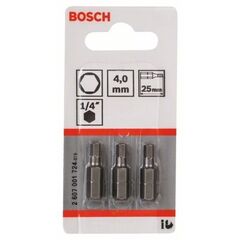  Extra Hard Schrauberbits, Sechskant Bosch Schrauberbit Extra-Hart, für Bohrmaschinen 12376953