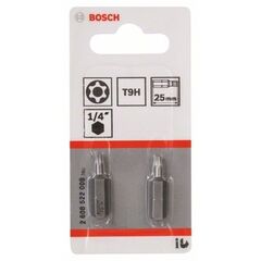  Extra Hard Schrauberbits Security-Torx® Bosch T9H Security-Torx-Schrauberbit Extra-Hart, für Bohrmaschinen 12376976