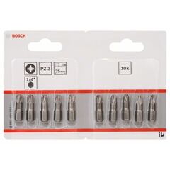  Extra Hard Schrauberbits Pozidriv Bosch Schrauberbit Extra-Hart, für Bohrmaschinen 12376863