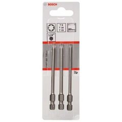  Extra Hard Schrauberbitpacks, Torx Bosch 3-tlg. Schrauberbit-Set Extra-Hart, für Bohrmaschinen 12376991