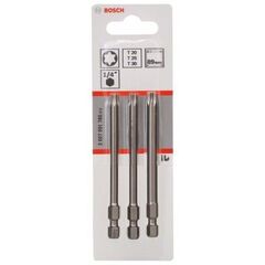  Extra Hard Schrauberbitpacks, Torx Bosch 3-tlg. Schrauberbit-Set Extra-Hart, für Bohrmaschinen 12376994