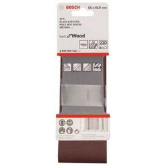  X440 Best for Wood and Paint Schleifbänder für Bandschleifer Bosch 3-tlg. Schleifband-Set X440, für Bandschleifer 12376677