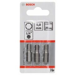  Extra Hard Schrauberbits, Sechskant Bosch Schrauberbit Extra-Hart, für Bohrmaschinen 12376961