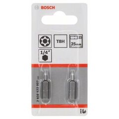  Extra Hard Schrauberbits Security-Torx® Bosch T8H Security-Torx-Schrauberbit Extra-Hart, für Bohrmaschinen 12376974