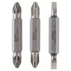  Extra Hard Schrauberbitpacks mit Doppelklinge, verschiedenes Bosch 3-tlg. Doppelklingen-Set, für Bohrmaschinen 12377000