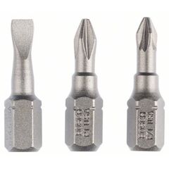  Extra Hard Schrauberbitpacks, verschiedene Bosch 3-tlg. Schrauberbit-Set Extra-Hart (gemischt), für Bohrmaschinen 12376996