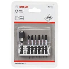  Impact Control Schrauberbits PH, PZ, T Bosch 7-tlg. Impact Control Schrauberbitpack, 1 x PH2; 1 x PZ2; 1 x T15; 1 x T20; 1 x T25; 1 x T30, für Schlagschrauber 12377028