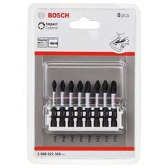  Schrauberbits Impact Control PZ und PH gemischt Bosch Impact Control Power Bit Pack, 8-tlg., 1 x PH1; 3 x PH2; 1 x PH3; 2 x PZ2; 1 x PZ3, für Schlagschrauber 12377023
