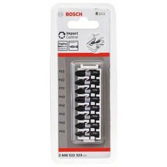  Schrauberbits Impact Control PZ und PH gemischt Bosch Impact Control Insert Bit Pack, 8-tlg., 1 x PH1; 3 x PH2; 1 x PH3; 2 x PZ2; 1 x PZ3, für Schlagschrauber 12377024