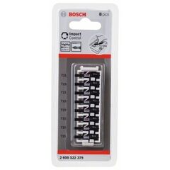  Impact Control Schrauberbits T Bosch Impact Control Insert Bit Pack (8 x T15), für Schlagschrauber 12377016