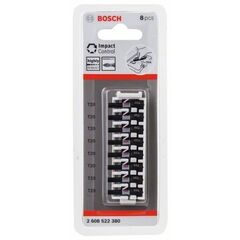  Impact Control Schrauberbits T Bosch Impact Control Insert Bit Pack (8 x T20), für Schlagschrauber 12377020