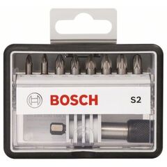  Schrauberbit- und Steckschlüssel-Sets Extra Hard Schrauberbitsets – Robust Line – PZ Bosch 8+1-tlg. Schrauberbit-Set, Robust Line, S PZ, Extra Hard-Ausführung, für Bohrmaschinen 12372352