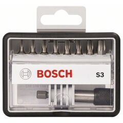  Schrauberbit-Sets Extra Hard Schrauberbitsets – Robust Line – Torx Bosch 8+1-tlg. Schrauberbit-Set, Robust Line, S T, Extra Hard-Ausführung, für Bohrmaschinen 12372341