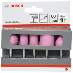  Schleifstift, zylindrisch, mittelhart Bosch Schleifstiftset, 5‑tlg., für Dreh- und Schlagbohrer 12377383
