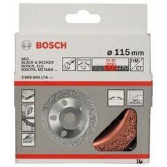  Carbide-Schleifköpfe, 22,23-mm-Bohrung für kleine Winkelschleifer Bosch Carbide-Topfscheibe, für kleine Winkelschleifer 12377391