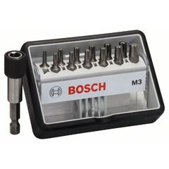  Schrauberbit- und Steckschlüssel-Sets Extra Hard Schrauberbitsets – Robust Line PZ, PH, T Bosch 12+1-tlg. Schrauberbit-Set, Robust Line, M T, Extra Hard-Ausführung, für Bohrmaschinen 12372348