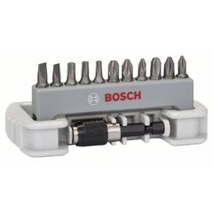  Schrauberbit- und Steckschlüssel-Sets Extra Hard Schrauberbit Mixed Sets, kompakt, für Schrauben verschiedener Art mit Universalmagnethalter Bosch 11-tlg. Schrauberbit-Set inkl. Bithalter PH/PZ/T/S, für Bohrmaschinen 12372358