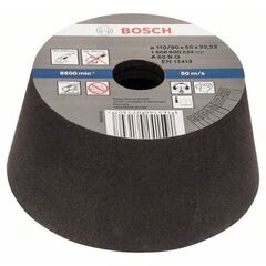  Konische Schleiftöpfe für Metall Bosch Schleiftopf, konisch-Metall/Guss, für große Winkelschleifer mit Spannmutter 12377377