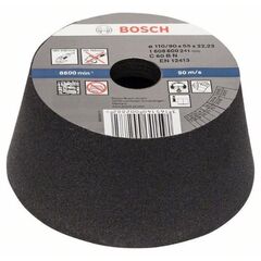  Konische Schleiftöpfe für Stein Bosch Schleiftopf, konisch-Stein/Beton, für große Winkelschleifer mit Spannmutter 12377378