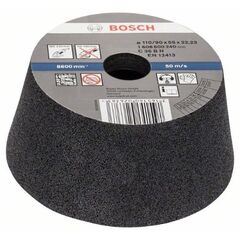  Konische Schleiftöpfe für Stein Bosch Schleiftopf, konisch-Stein/Beton, für große Winkelschleifer mit Spannmutter 12377379