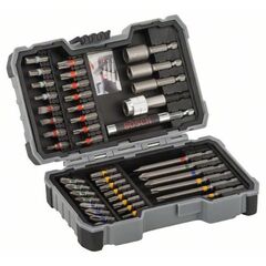  Schrauberbit- und Steckschlüssel-Sets Extra Hard Schrauberbit Mixed Sets, PH, PZ, T, SL, H und Quick Change-Universalhalter und Universalmagnethalter Bosch 43-tlg. Set mit Schrauberbits und Steckschlüsseln, Extra Hard Schrauberbit Mixed, PH, PZ, T, SL, H und Quick Change-Universalhalter und Universalmagnethalter, für Bohrmaschinen 12372354