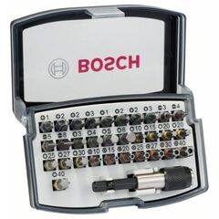  Schrauberbit-Sets Extra Hard Schrauberbit Mixed Sets, PH, PZ, H, T und Quick Change-Universalhalter Bosch 32-tlg. Schrauberbit-Set, PH, PZ, H, T und Quick Change-Universalhalter, für Bohrmaschinen 12372355