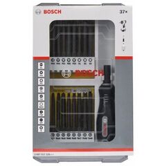  Schrauberbit- und Steckschlüssel-Sets Extra Hard Schrauberbit Mixed Sets, PH, PZ, SL, TH, TQ, H, TW, SP, R und Bithalter Bosch 37-tlg. Set mit Schrauberbits und Griff, PH, PZ, SL, TH, TQ, H, TW, SP, R und Bithalter, für Bohrmaschinen 12372356